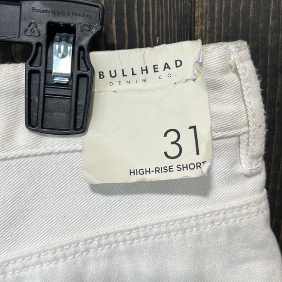 NWT Bullhead Shorts 31 White High Rise Distressed Dandelion Cotton Boho Casual - Picture 8 of 13